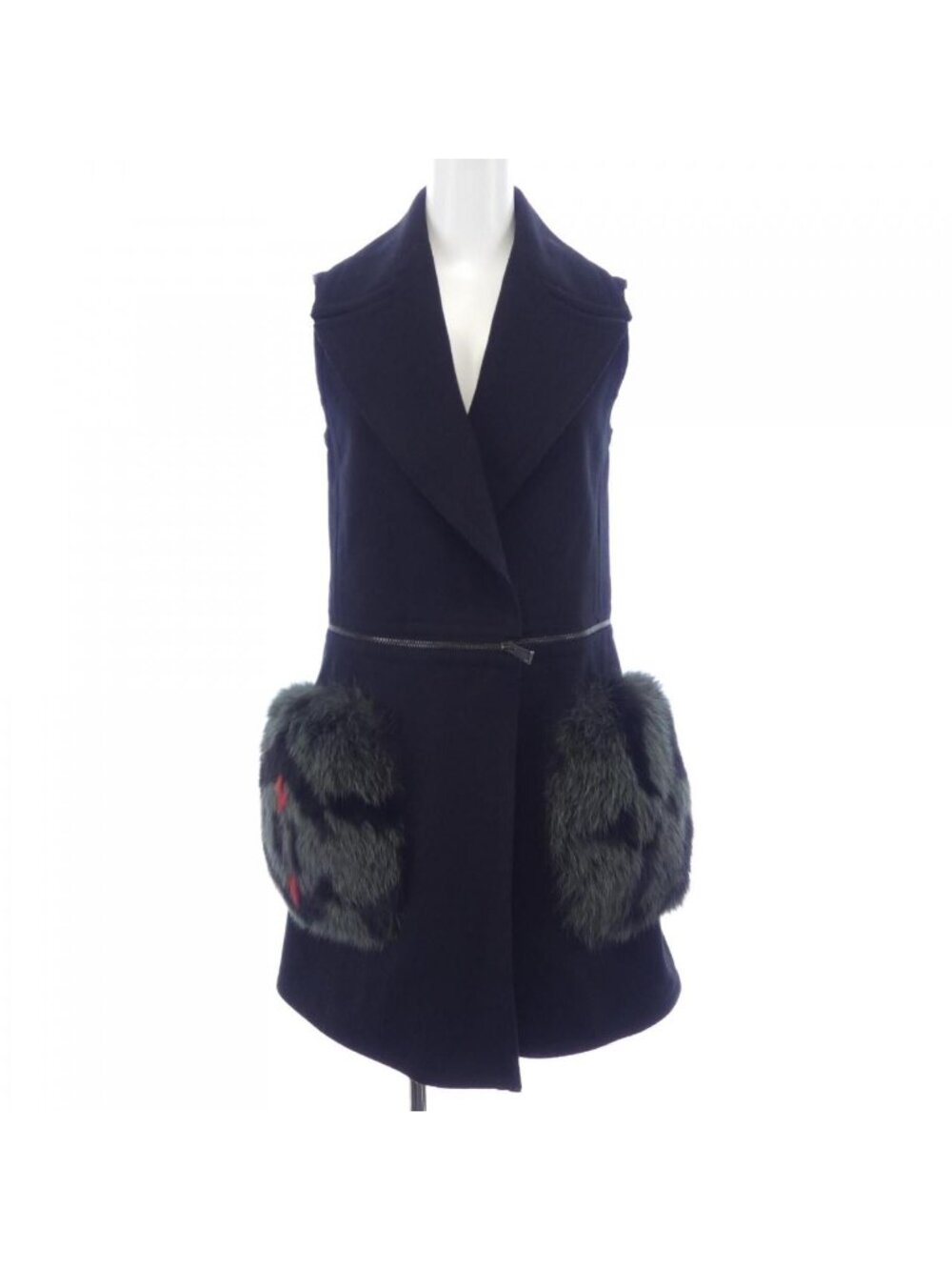 Fendi Long Vest Black